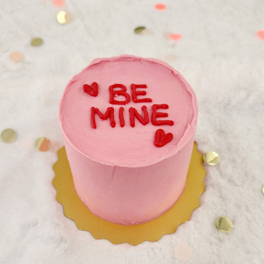 Valentine's Day "BE MINE" Cake